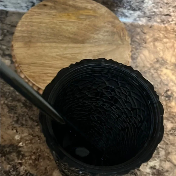 Deep Blue/Green Studded Starbucks Tumbler with Straw - Picture 4 of 7